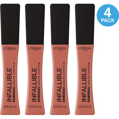 L'Oréal Infallible Pro Matte Liquid Lipstick 0.21 oz 4 Pack New