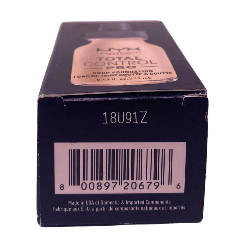 NYX Total Control Pro Drop Foundation Light Pale 0.43 oz 3 Pack New