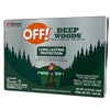 OFF! Deep Woods Insect Repellent Towelettes 1.476 oz 5 Pack New
