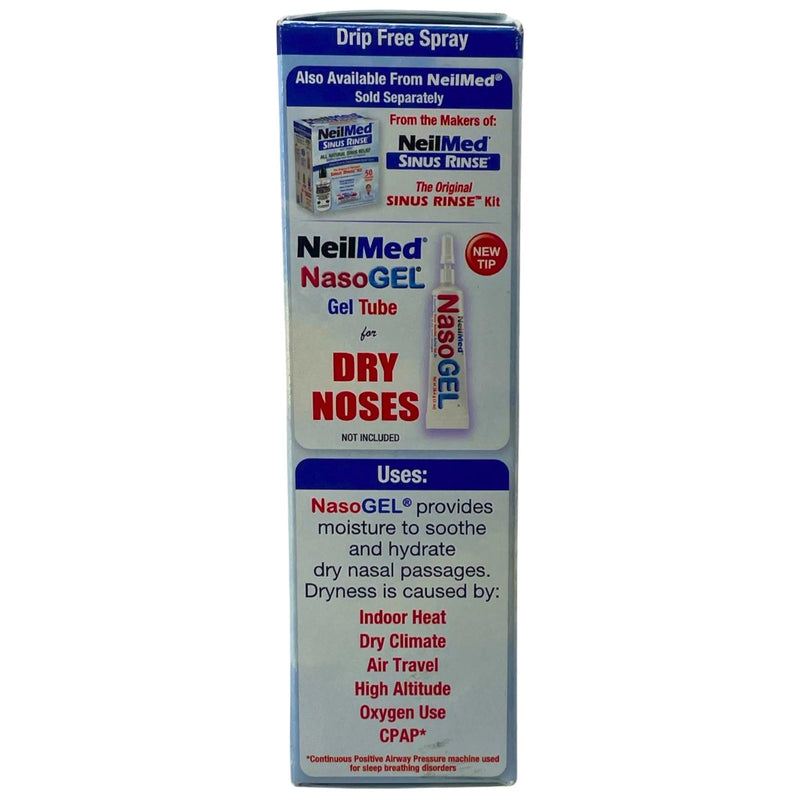 NeilMed NasoGEL Drip Free Spray for Dry Noses Aloe Vera 1 FL OZ 4 Pack New