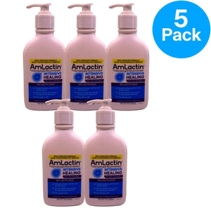 AmLactin Intensive Healing Lotion 15% Lactic Acid Dry Flaky Ashy Skin 7.9oz 5 P