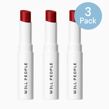 W3LL People Optimist Lipstick Stick 0.15oz 3 Pack New