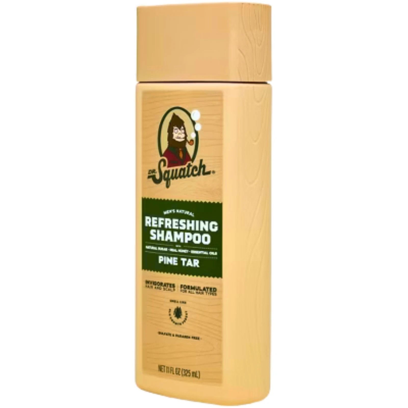 Dr Squatch Refreshing Shampoo Pine Tar 11oz 3 Pack New 4