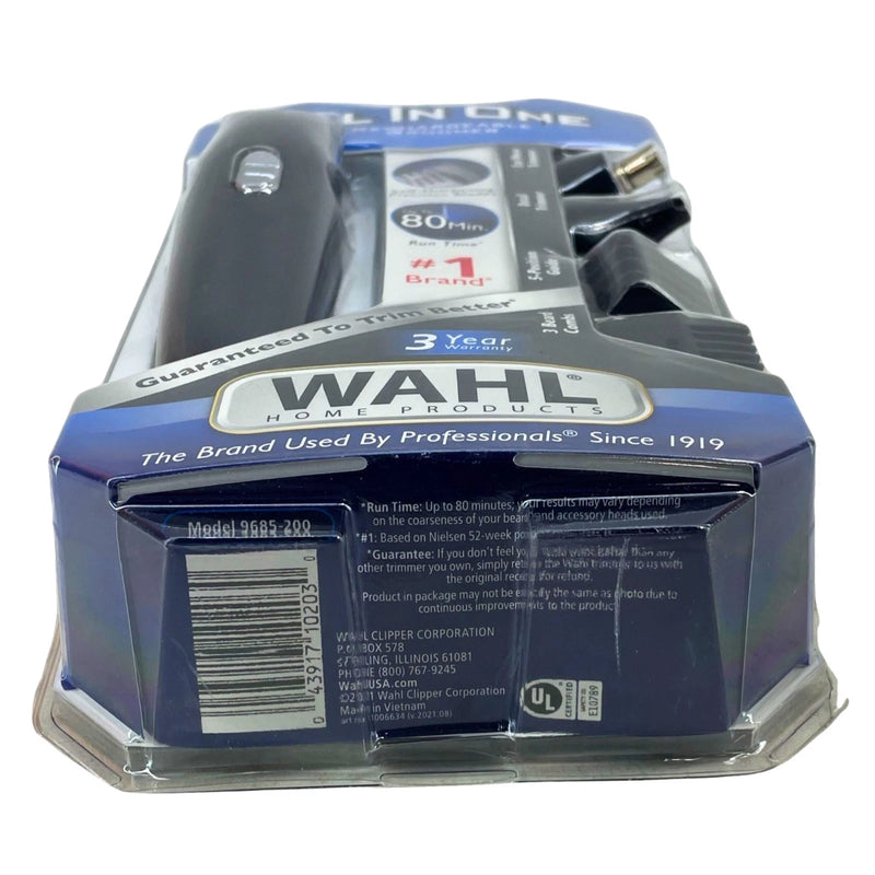 Wahl All In One Rechargeable Groomer Trimmer Kit 80 Min Run Time 3 Pack New