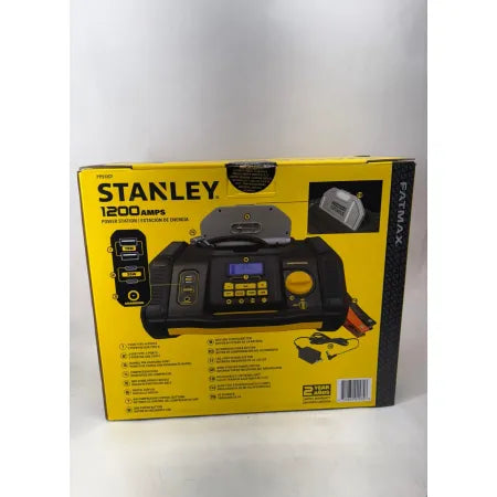 Stanley FATMAX PPS12CF 1200 Amp Jump Starter with Air Compressor & USB Power