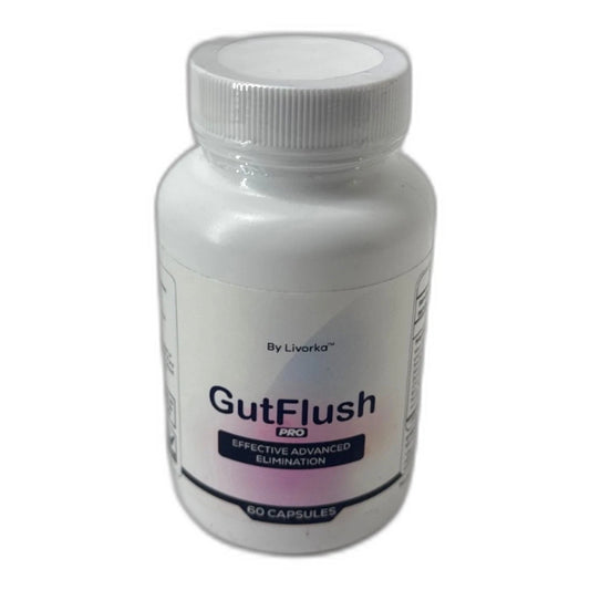 Fyvus Gut Flush Pro Supplement Digestive Health 60 Capsules Detox Exp 01/29 New