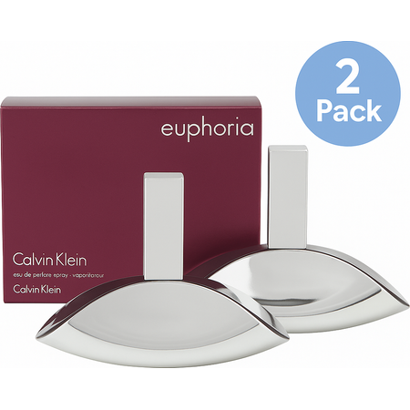 Calvin Klein Euphoria for Women 1.6 oz EDP Spray 2 Pack New