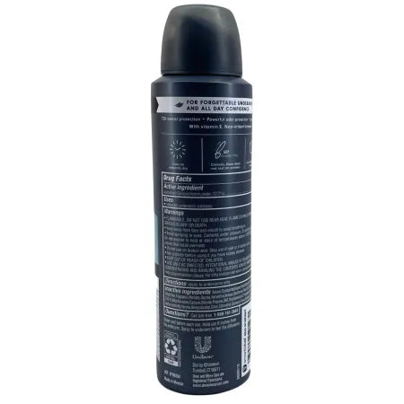 Dove Men+Care Stain Defense Clean 72H Dry Spray 3.8oz 2 Pack Exp 2026