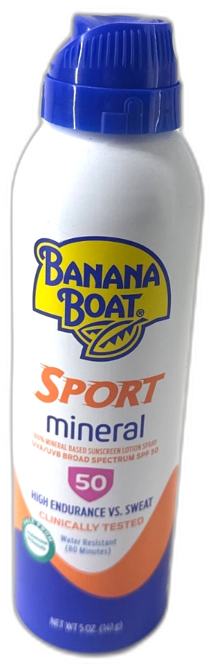 Banana Boat Sport Mineral Sunscreen SPF Broad Spectrum Exp 12/26 Pack of 4 New