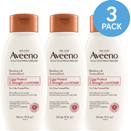 Aveeno Blackberry Quinoa Conditioner – Pack of 3 (12 oz each)