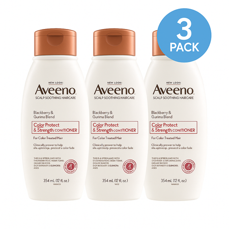 Aveeno Blackberry Quinoa Conditioner – Pack of 3 (12 oz each)