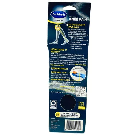 Dr. Scholl’s Knee Pain Orthotics Women’s Sizes 6–10 1 Pair New