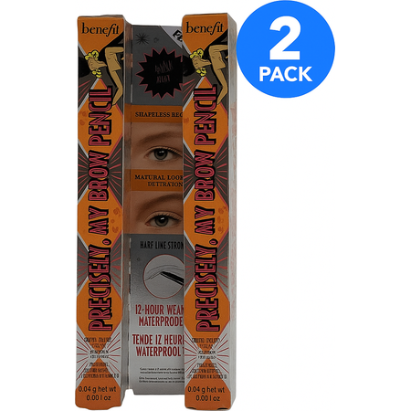 Benefit Precisely My Brow Pencil Mini 2 Pack Waterproof 0.01 oz New 1