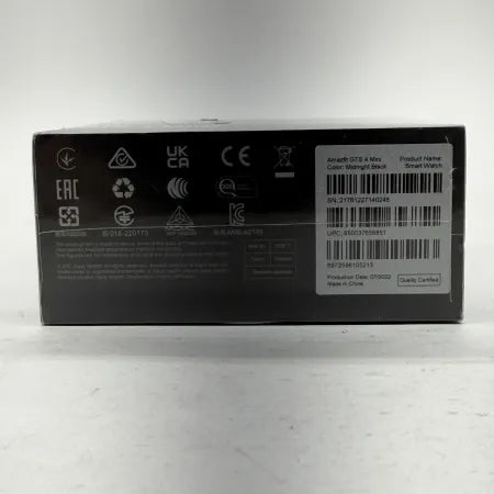 Amazfit GTS 4 Mini Smartwatch - Midnight Black (Alexa Built-in, A2176) Brand New 4