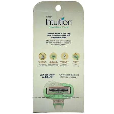 Schick Intuition Sensitive Care Disposable Razors 3 Count (2 Pack, New)