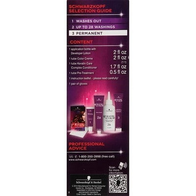 Schwarzkopf Keratin Color 5.3 Berry Brown Hair Dye - 2 Pack Permanent 11