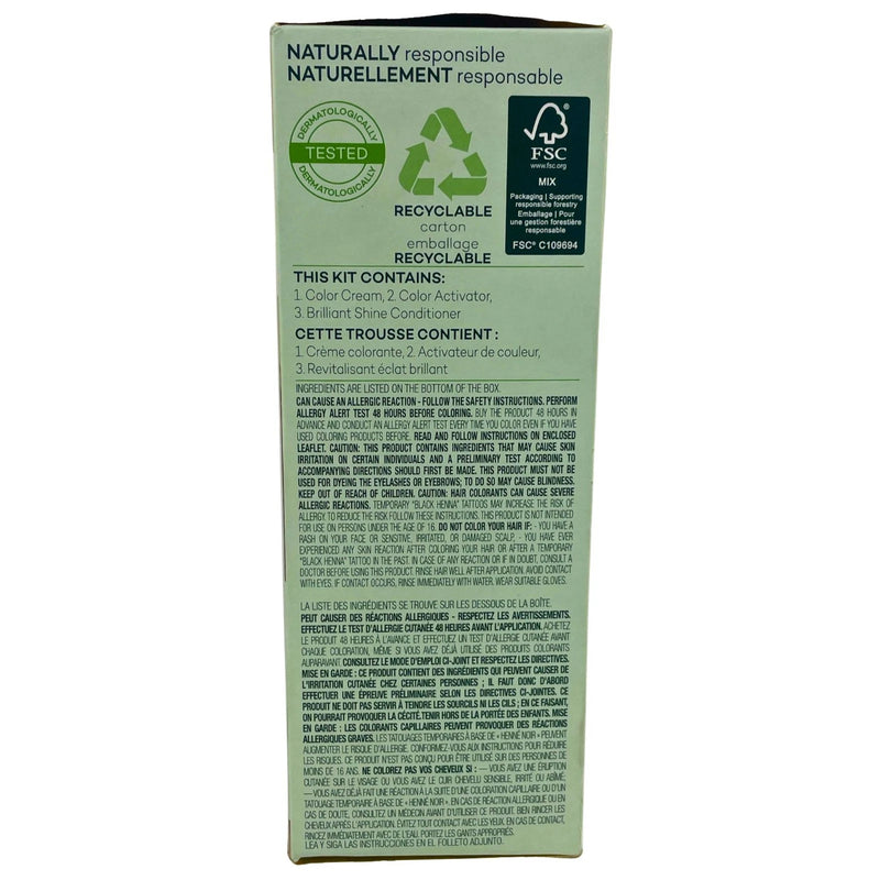 Clairol Natural Instincts 4W Dark Warm Brown Hair Color 3 Pack New