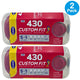 Dr. Scholl's Custom Fit Orthotic Inserts 430 5-in-1 All-Day Pain Relief 2 Pack
