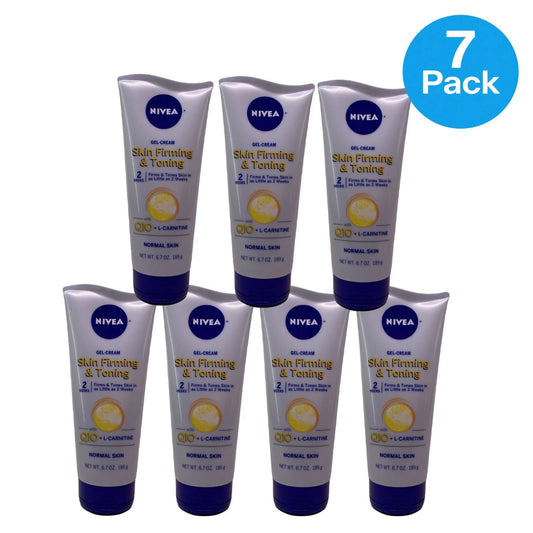 NIVEA Skin Firming & Toning Gel-Cream Q10 6.7 oz 7 Pack New