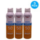 Eucerin SPF 50 Advanced Hydration Sunscreen Spray 6 oz 3 Pack New