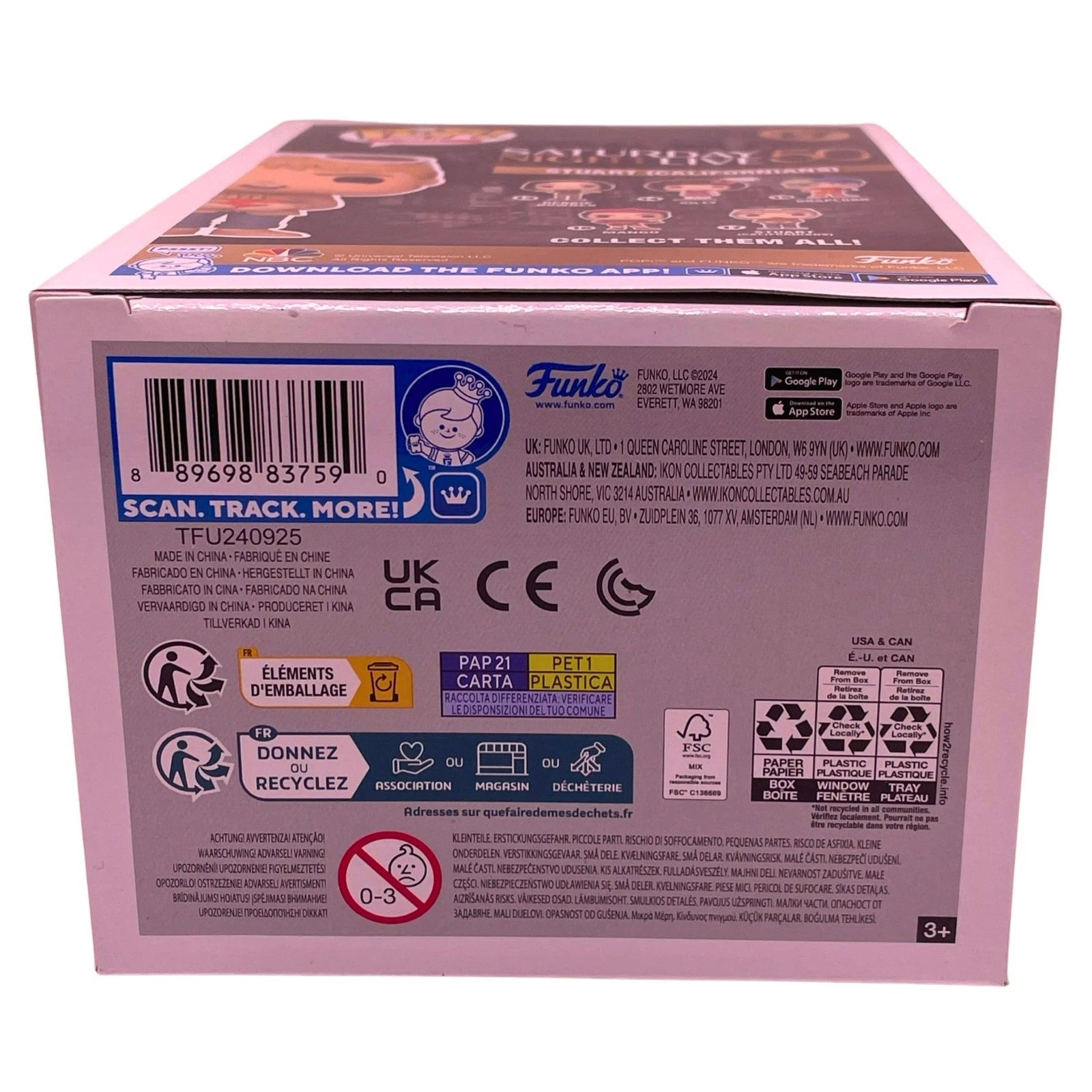 Funko Pop SNL 50 Stuart Californians #17 Vinyl Figure 3 Pack New 3