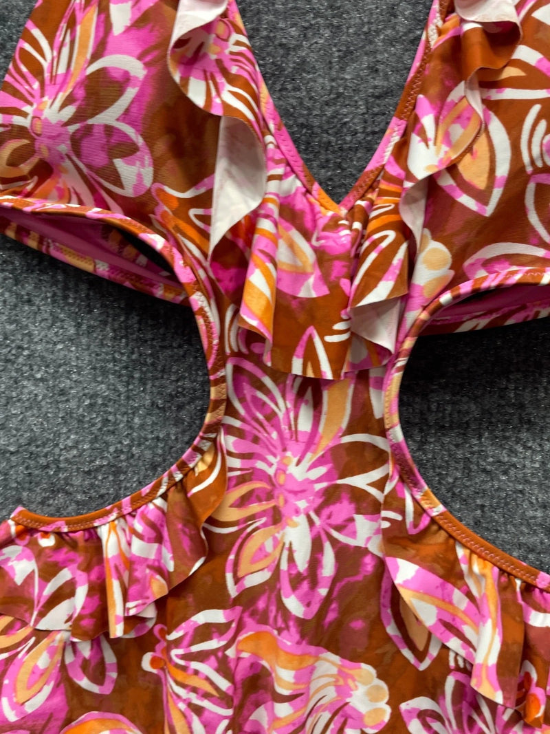 Aerie Swimwear Floral Size L Women's NWT