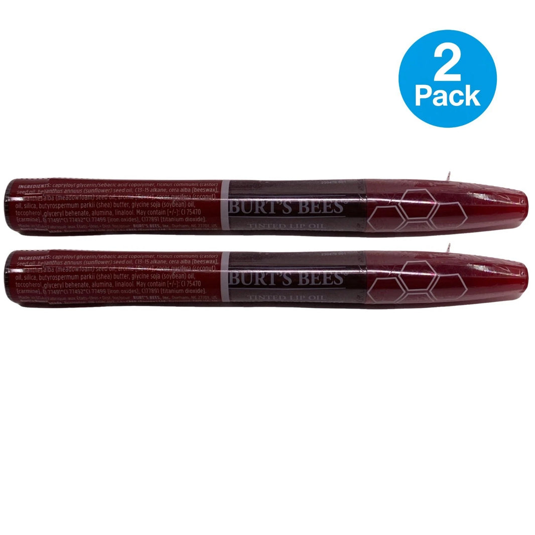 Burt's Bees Tinted Lip Oil Color 621 0.04 oz 2 Pack New