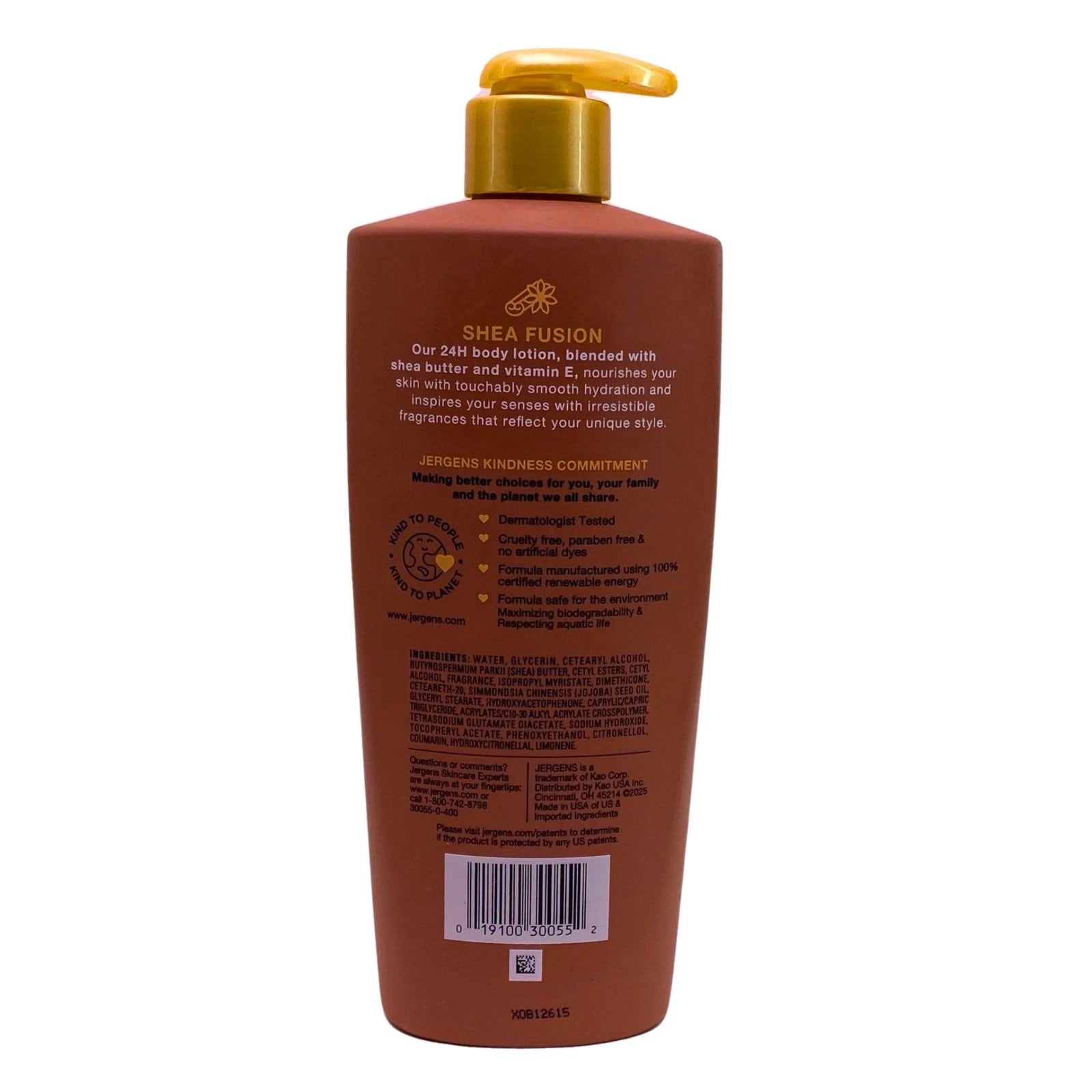 Jergens Warm Amber Shea Fusion Scented Body Lotion - 14oz - 3 Pack Bundle 2