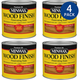 Minwax Wood Finish Colonial Maple 223 Semi-Transparent 1qt 4 Pack New