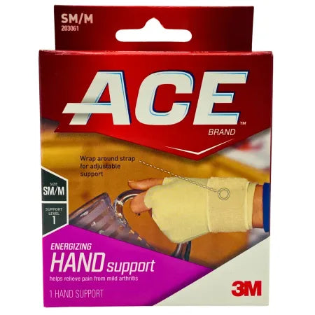 ACE Energizing Hand Support SM/M Size – 1 Pack – New 1