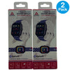 Autrix Fitness Tracking Smart Watch Heart Rate Monitor 1.8 in Screen 2 Pack New
