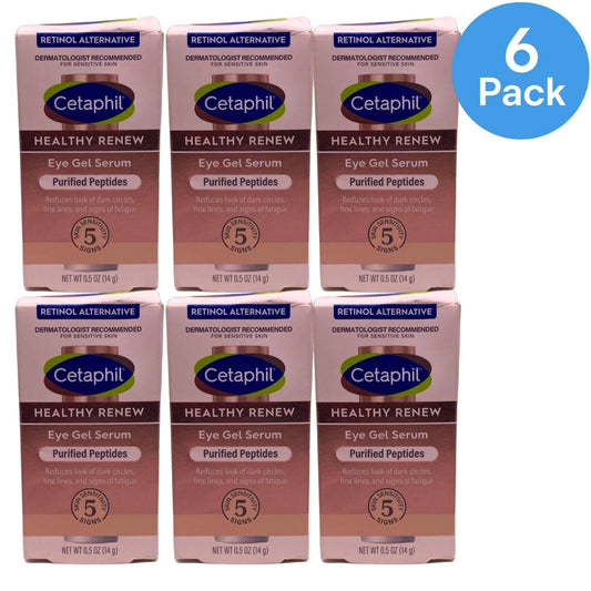 Cetaphil Healthy Renew Eye Gel Serum Purified Peptides 0.5oz 6 Pack New