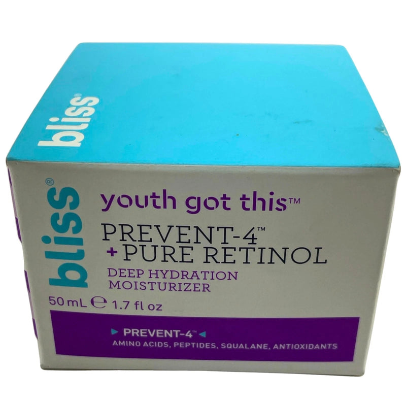 Bliss Youth Got This Prevent-4 + Pure Retinol Deep Hydration Moisturizer 1.7 oz