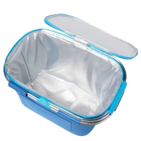 Sun Squad 36-Can Picnic Cooler Blue 1 Pack New