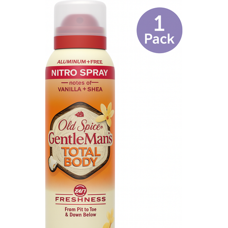 Old Spice Nitro Spray Vanilla & Shea Deodorant 3.5oz - 1 Pack - New 1