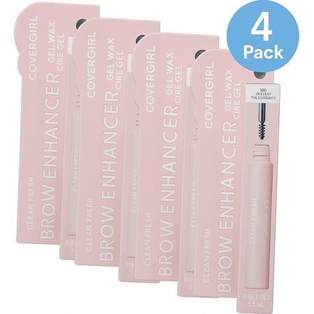 CoverGirl Clear 100 Foundation 0.18 fl oz bottle 4 pack set