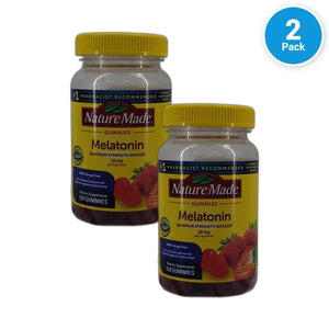 Nature Made Gummies Count Sleep 240 Total Exp 09/27 Pack of 2 New