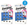 Energizer 2032 3V Lithium Coin Battery 100% Leak Proof Exp 03/36 Pack of 2 New