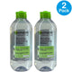 Garnier SkinActive Micellar Cleansing Water Mattifying 13.5 Oz 2 Pack New