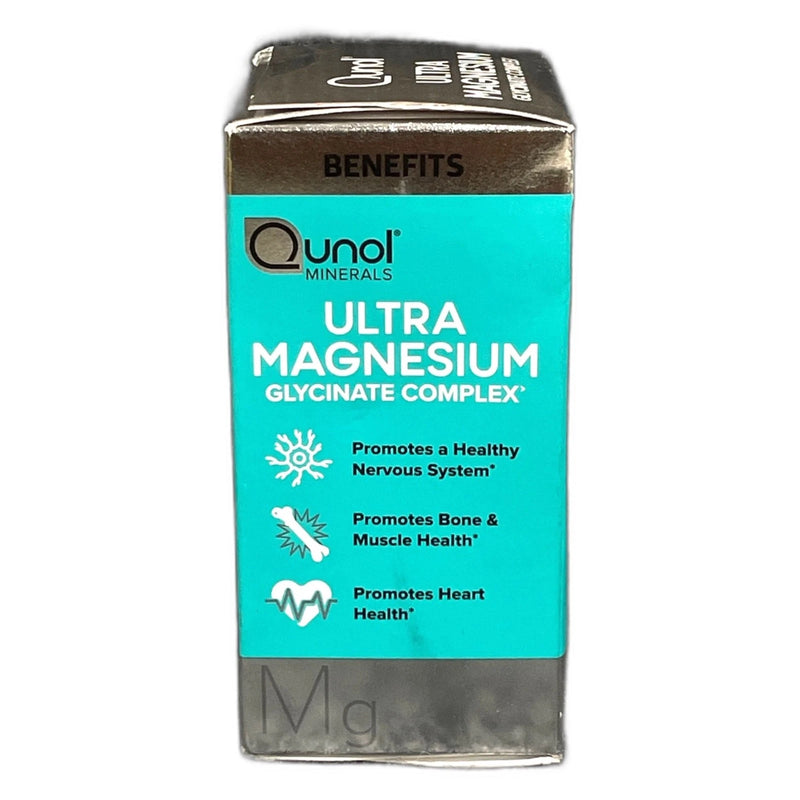 Qunol Minerals Ultra Magnesium 250mg Tablets 30ct Dietary Exp 12/27 New