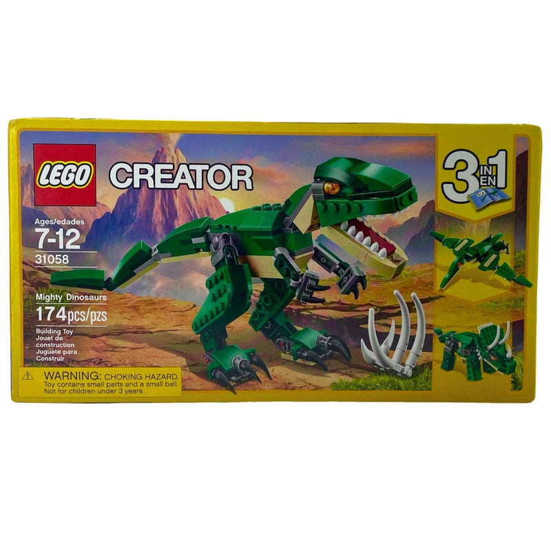 LEGO Creator Mighty Dinosaurs 31058 174 Pieces Building Set New