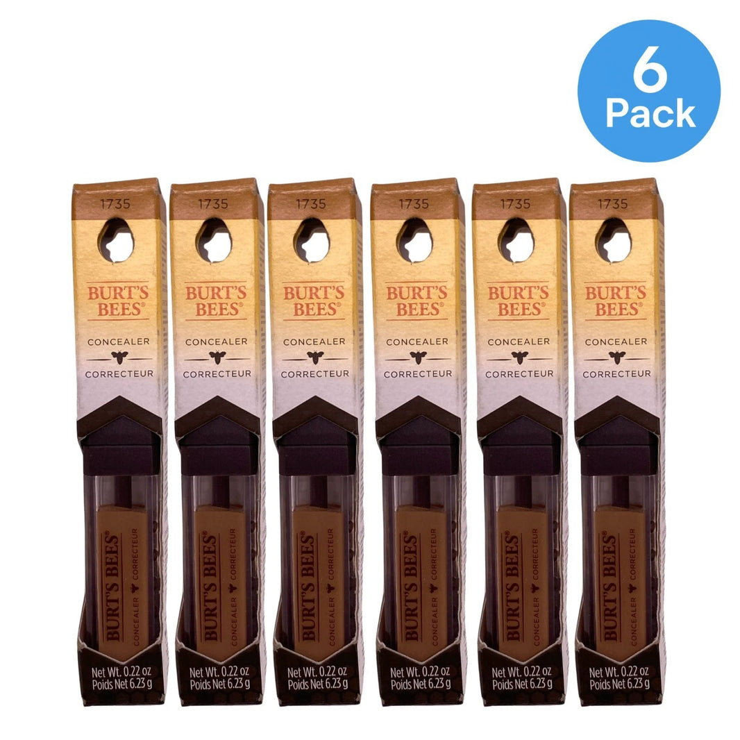 Burt's Bees Concealer 1735 6 Pack Natural Full Coverage Makeup