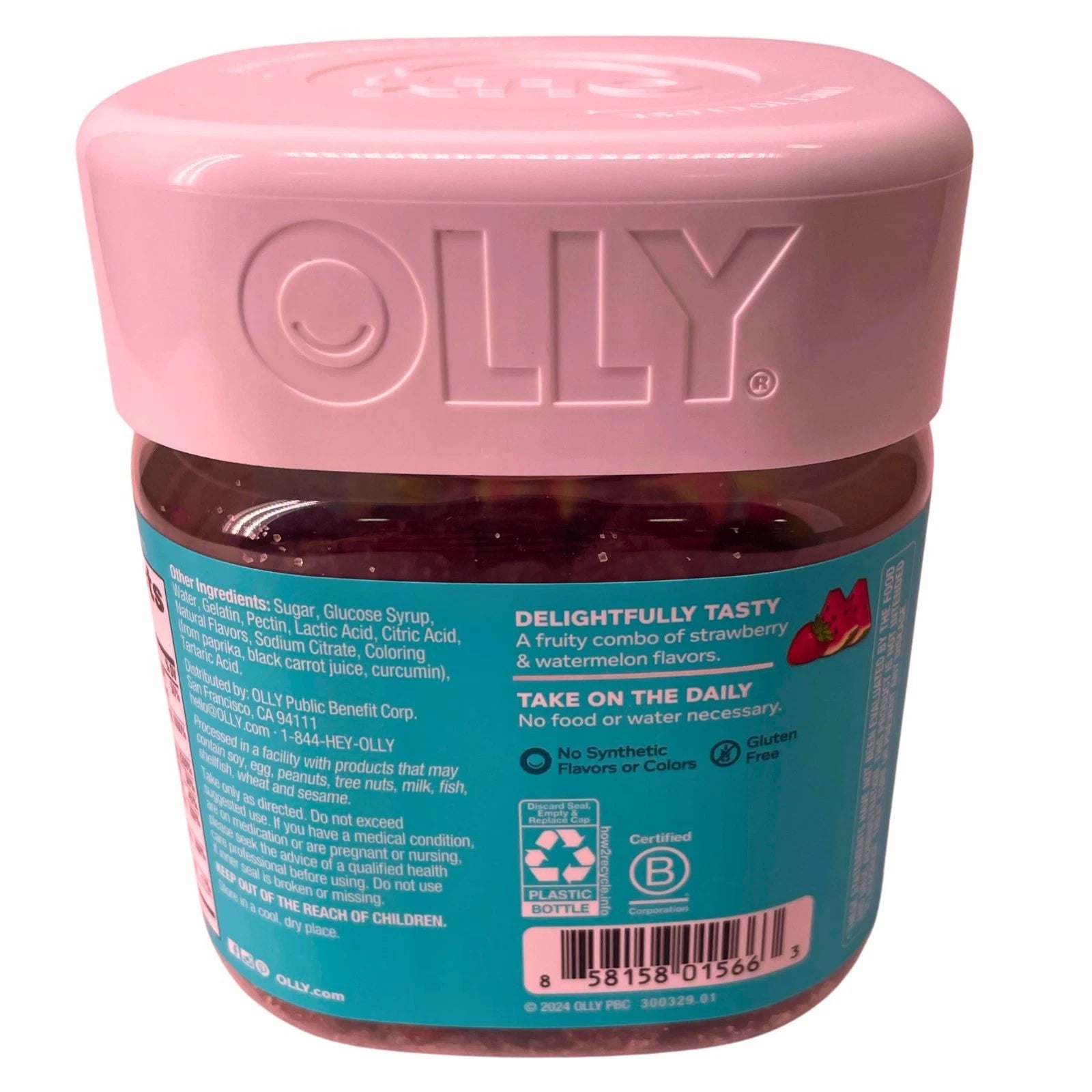 OLLY Teen Girl Multi Berry Melon 70 Gummies 3 Pack New Exp 07-10-2026 3