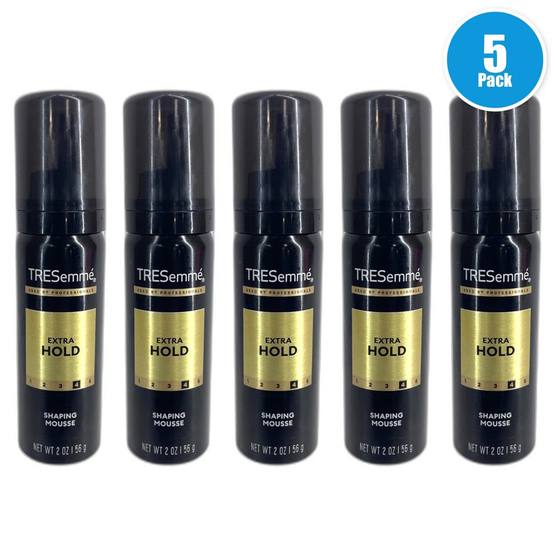 TRESemme Extra Hold Hair Mousse, 2 Oz Pack of 5 New
