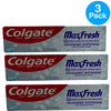 Colgate MaxFresh Advanced Whitening Clean Mint Fluoride Toothpaste 6. 3 oz 3 Pac