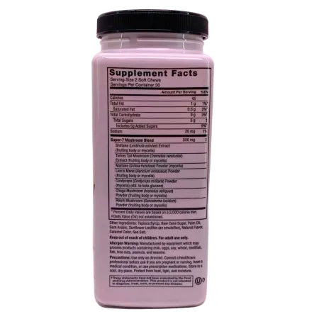 Force Factor Modern Mushrooms Soft Chews - Cinnamon Roll - 60ct - Set of 2 Pack