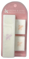 Olive & June Buffer Pack Full Size Mini Nail Buffers 6 Total Pack of 2 New