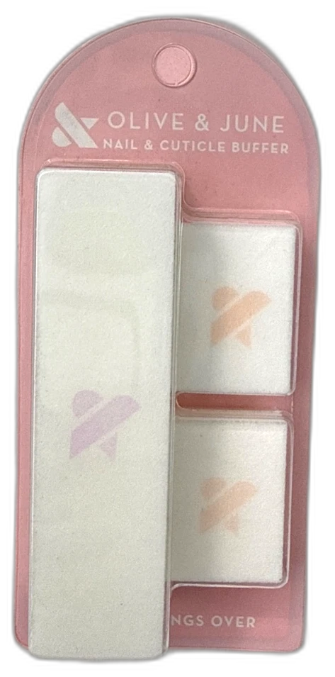 Olive & June Buffer Pack Full Size Mini Nail Buffers 6 Total Pack of 2 New