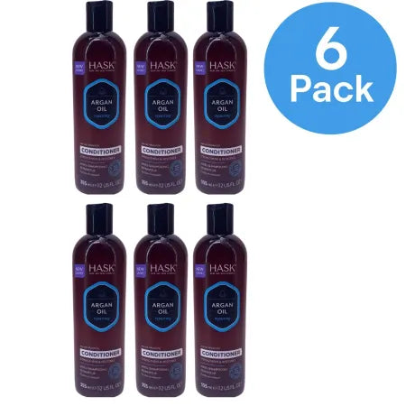 HASK Argan Oil Repairing Conditioner Strengthens & Restores 12 fl oz 6 Pack Set