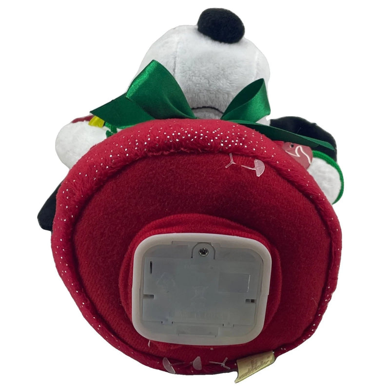 Peanuts Snoopy Light-Up Reindeer Christmas Animated Plush New